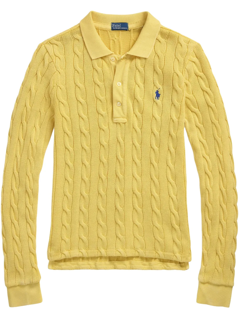 

Рубашка поло фактурной вязки POLO RALPH LAUREN, желтый