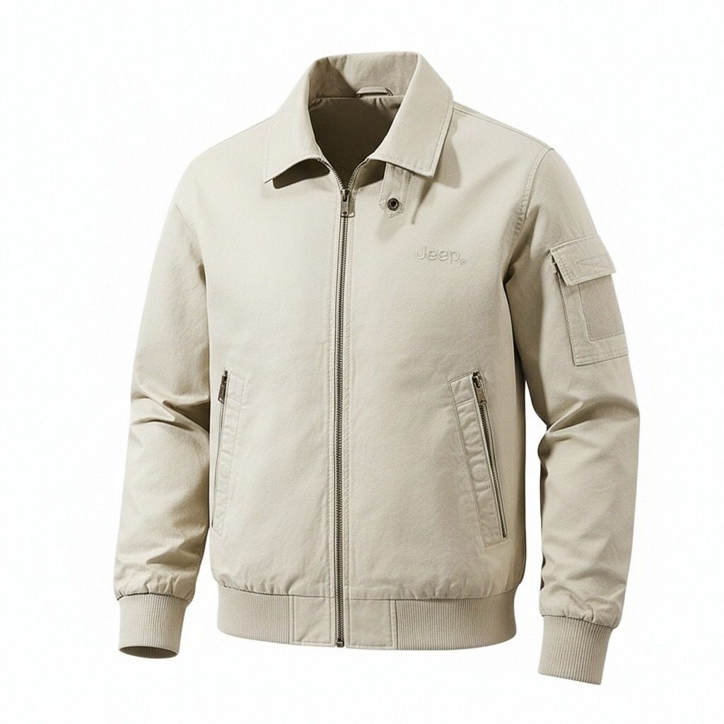 

Куртка Unisex Stand Collar Moderate Workwear Jeep, экрю