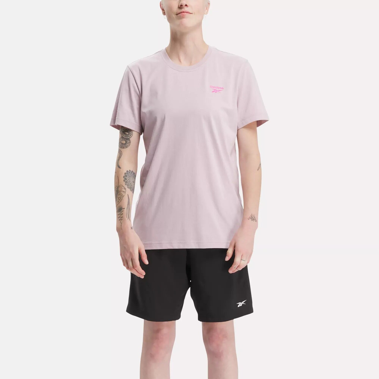 

Футболка Identity Classics Reebok, пепельно-сиреневый