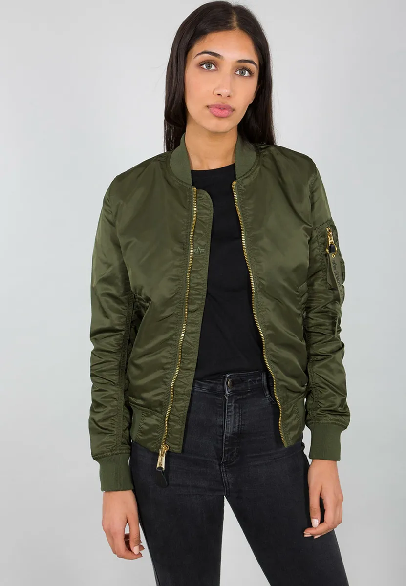 

Куртка-бомбер Alpha Industries " Alpha Industries Women - Куртки-бомберы MA-1 VF LW Wmn", зеленый