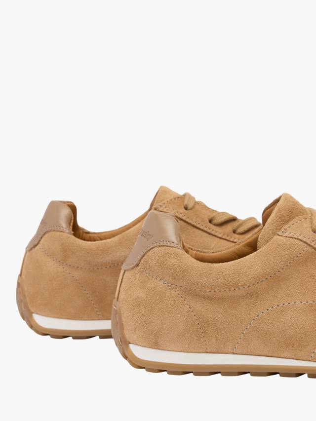 Carr Suede тонкая подошва шнурованные кроссовки Russell & Bromley, Natural — фото 3