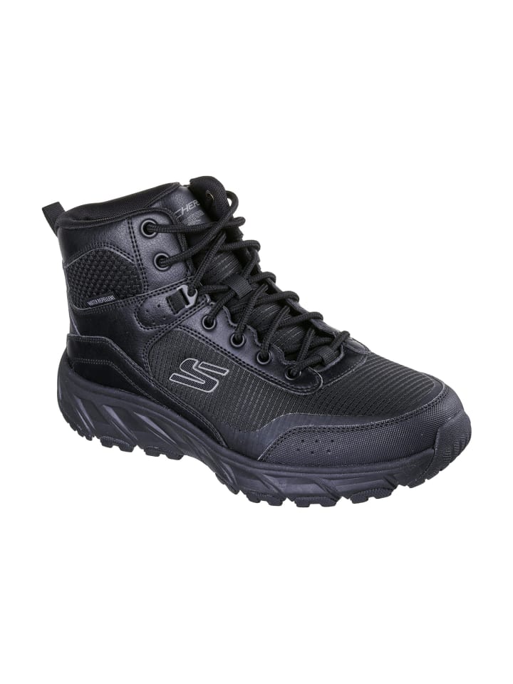 Кроссовки Low Hillcrest 2.0 - Woodrock Peak черного цвета Skechers — фото 4