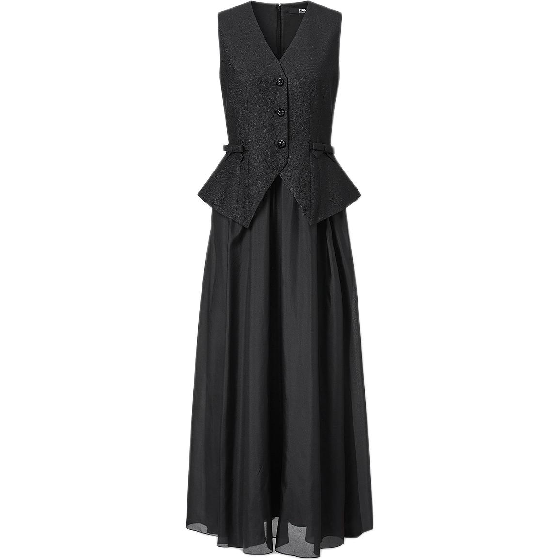 

KARL LAGERFELD / Karl Lagerfeld Jeans Karl Lagerfeld SS25 безрукавное платье Women's Black