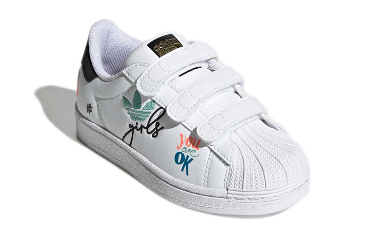 Adidas originals Superstar Kids Кроссовки для скейтбординга для детей — фото 3