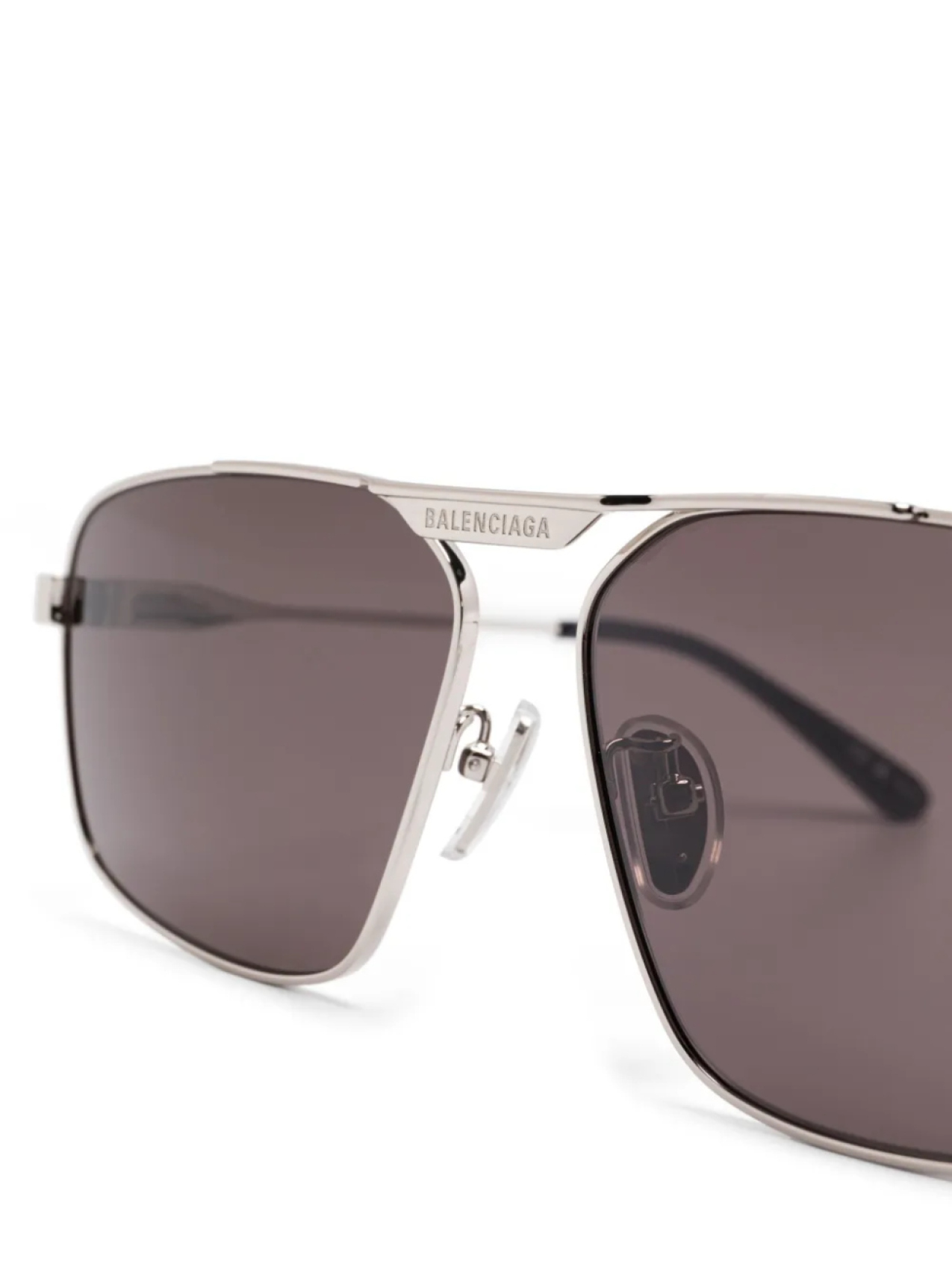 Солнцезащитные очки BB0418SK Balenciaga Eyewear, серебряный — фото 3