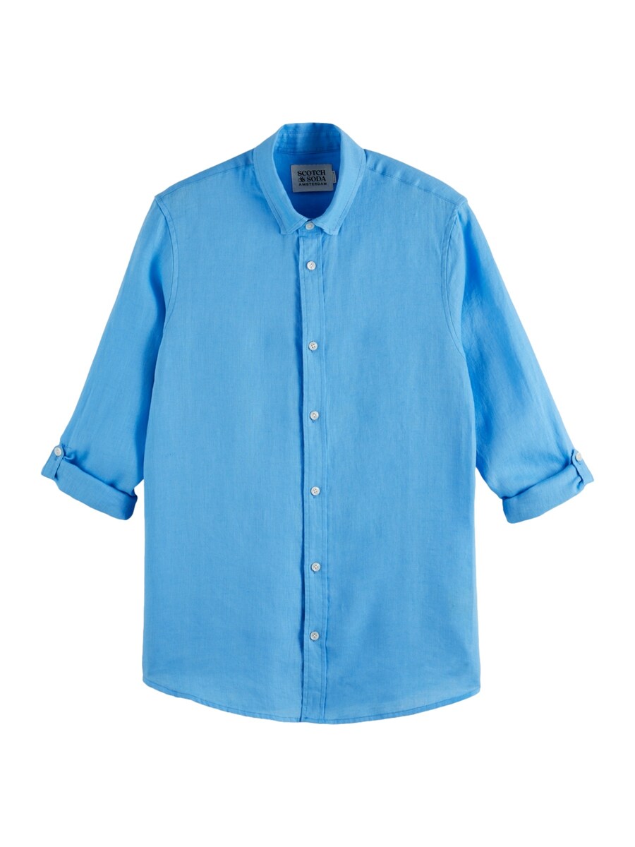 

Рубашка на пуговицах классического кроя SCOTCH & SODA, синий