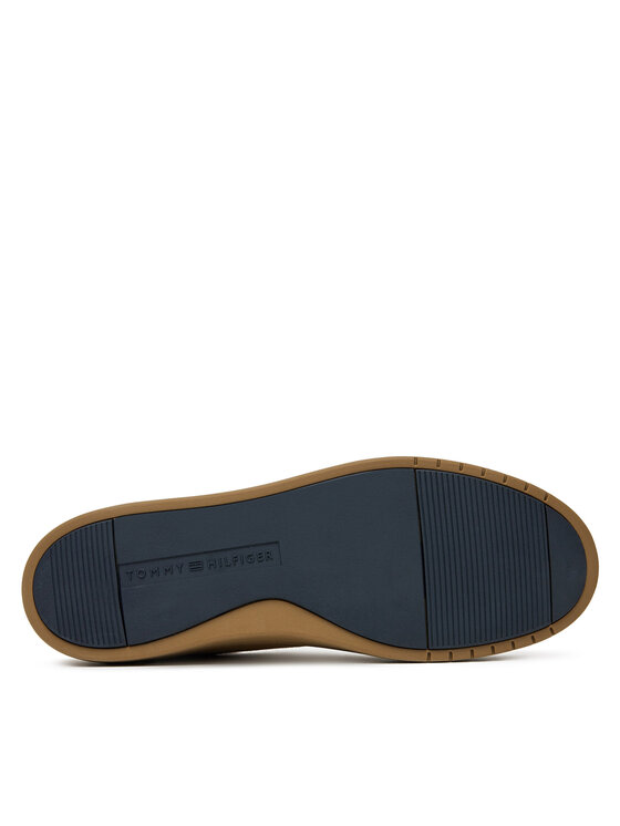 Полуботинки Modern Light Suede Moc Toe Shoe FM0FM05501 Tommy Hilfiger, коричневый — фото 4
