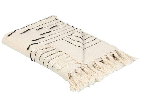 

Одеяло Beliani ULUYOL, 130x1x170 см цвет beige/schwarz/creme