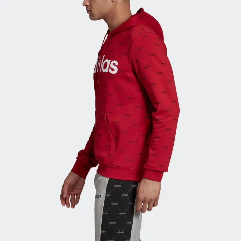 Линейный графический худи Толстовка Men's Chestnut Adidas, Chestnut — фото 4