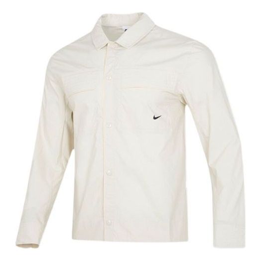 

Рубашка Men's Nike Solid Color Woven Long Sleeves Autumn White Shirt