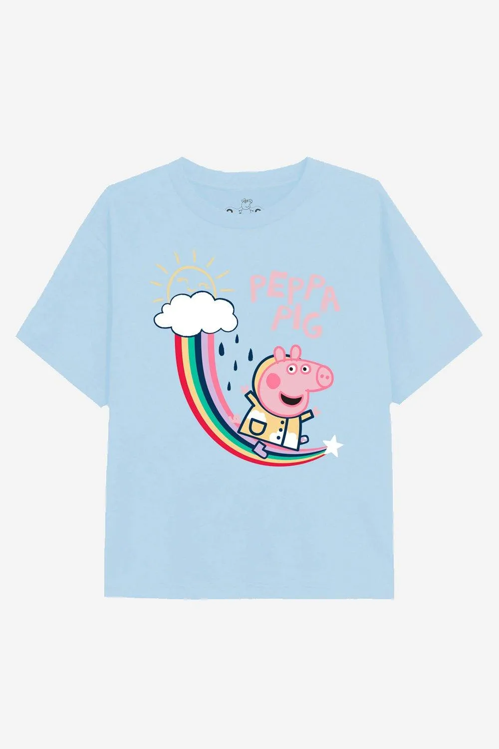 

Футболка «Радуга» Peppa Pig, синий
