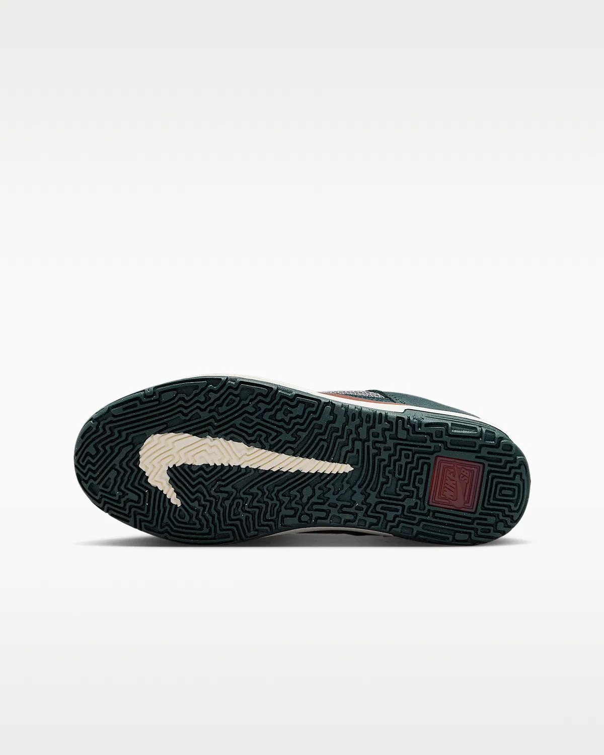 Кроссовки для скейтбординга Nike SB Day One для старших детей, Seaweed/Medium Ash/Sail/Red Sepia — фото 2
