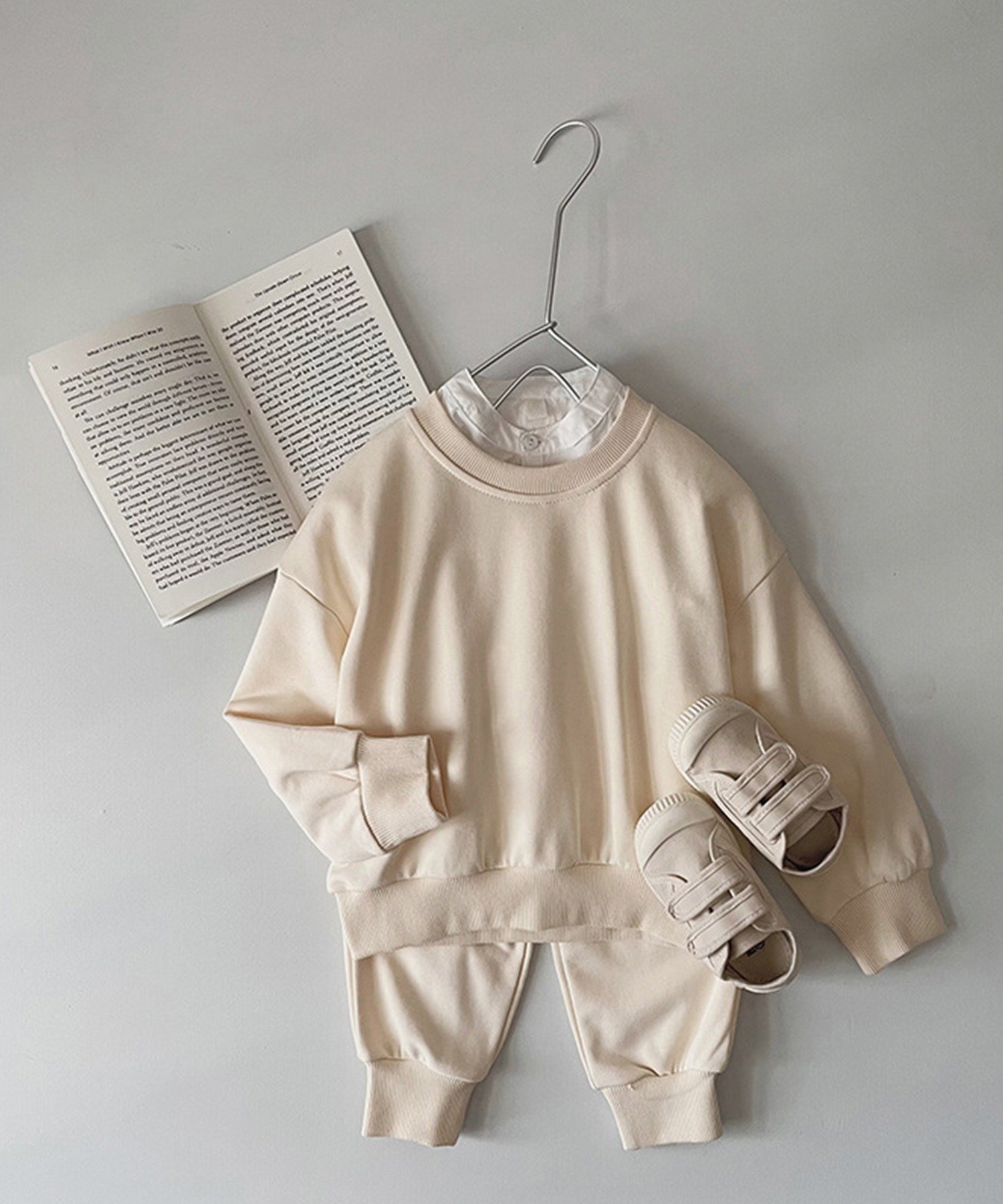 Комплект спортивного костюма Aimoha Kids, beige