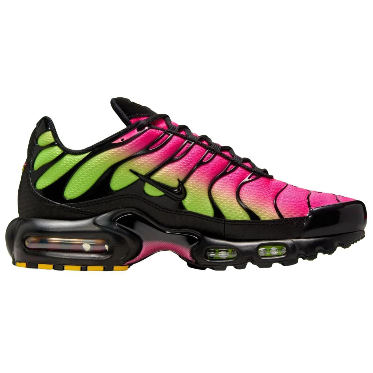 Кроссовки для бега Air Max Plus Breathable Support Unisex Pink Green Nike, розовый — фото 2