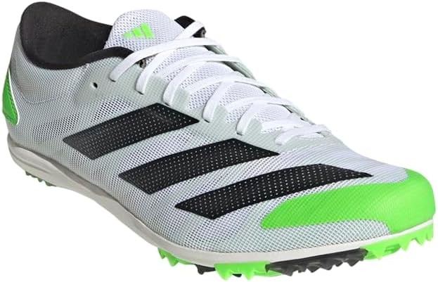 Кроссовки adidas Adizero XCS для взрослых, унисекс, белый/зеленый — фото 3