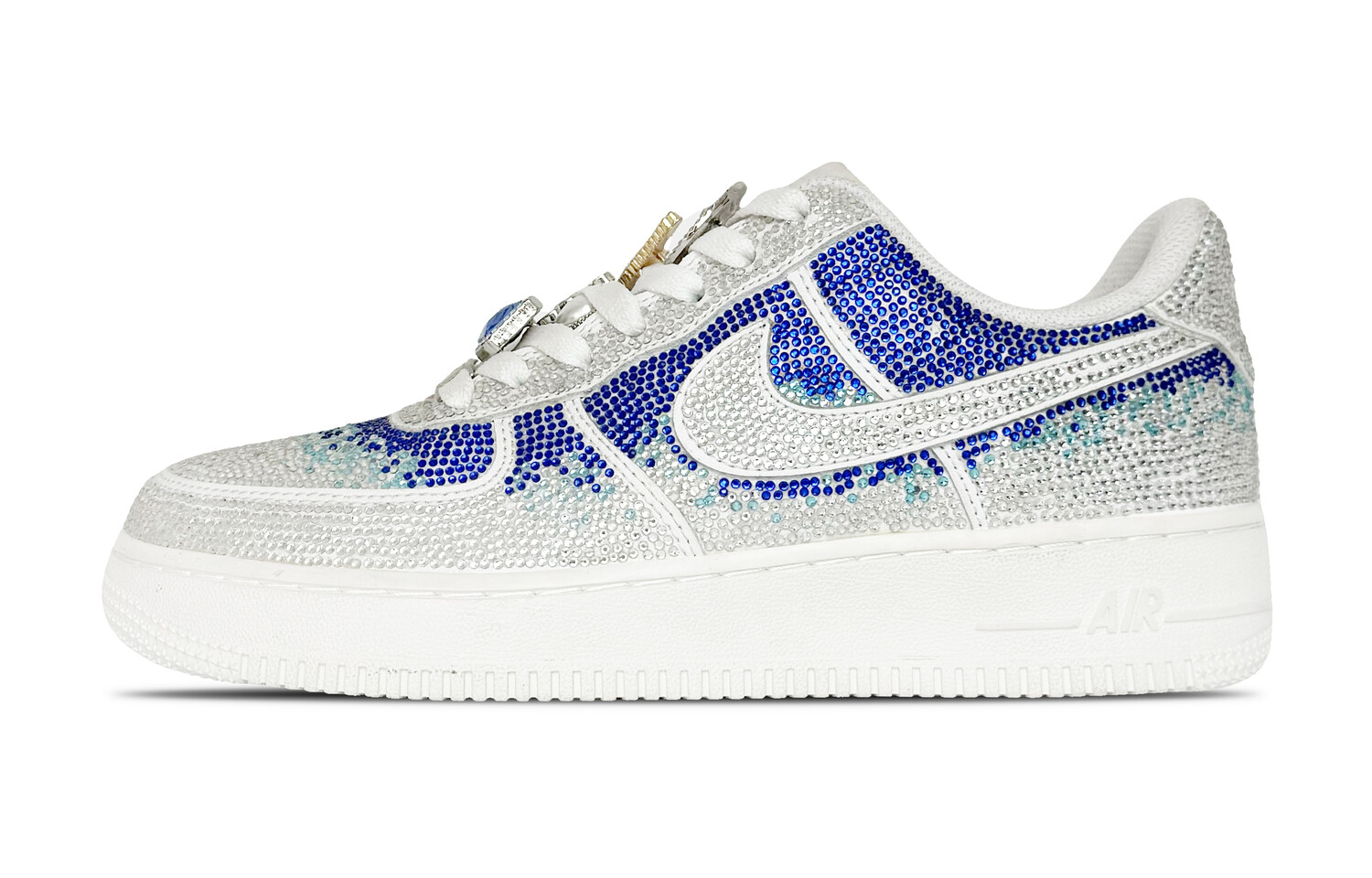 

Кроссовки Nike Air Force 1 Skateboarding Shoes Women's Low-top Blue, синий