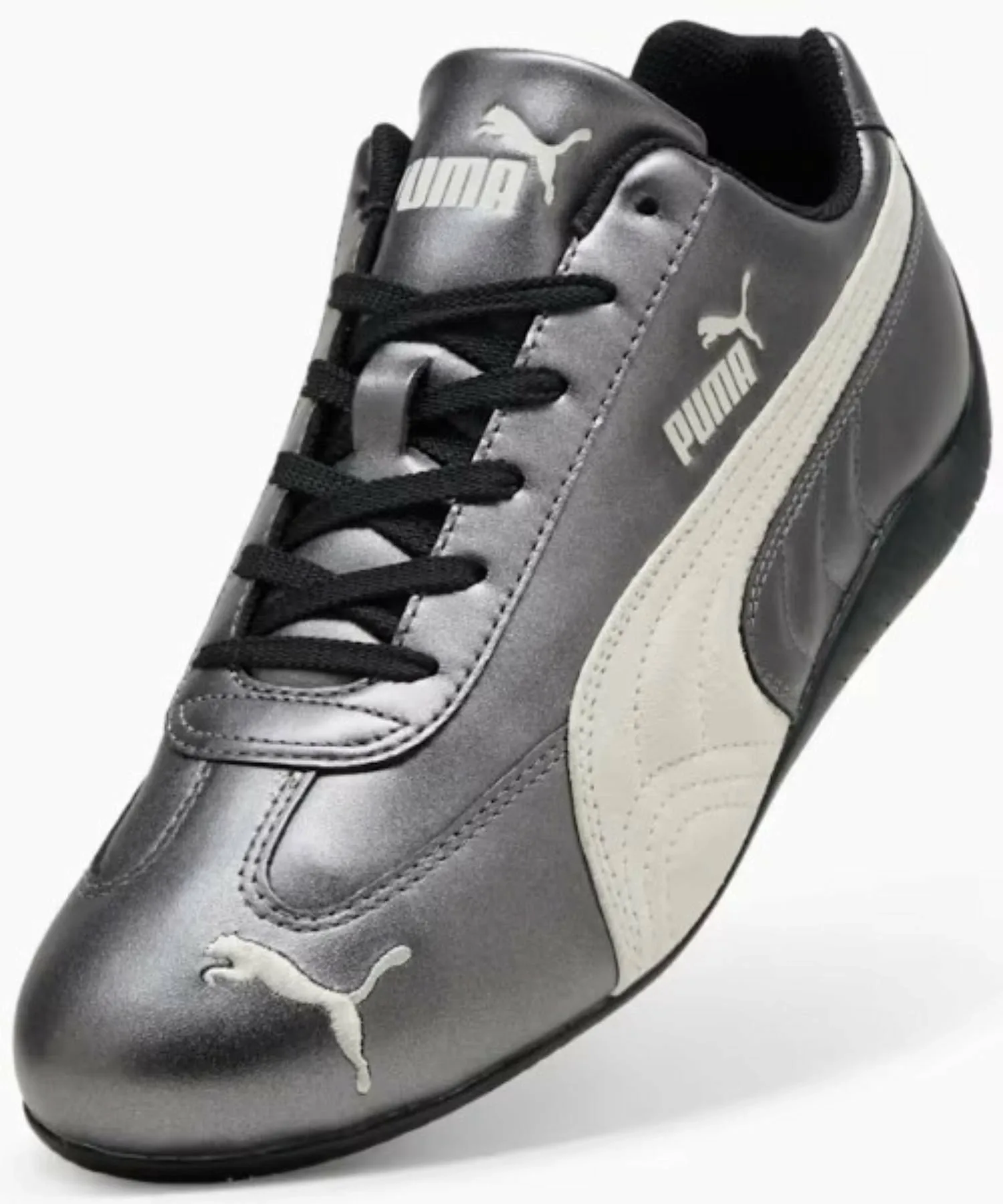 Кроссовки PUMA SPEEDCAT METALLIC 403689 B'2Nd, black — фото 4