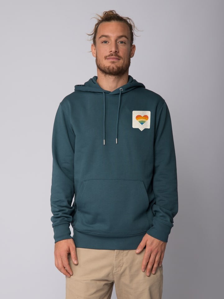 

Толстовка wat Apparel Sweatshirt Von Herzen, цвет Petrol