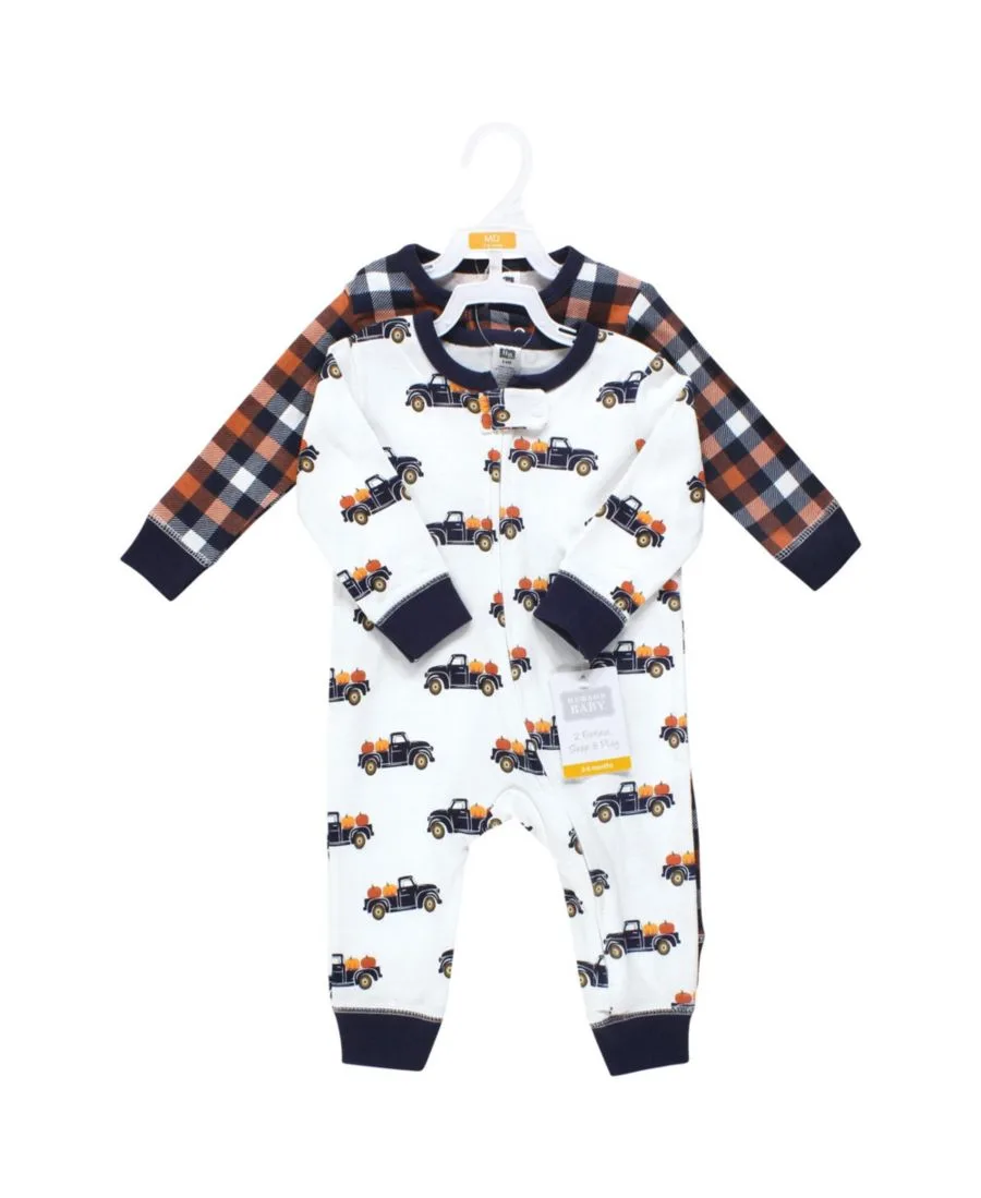 2 шт. для сна и игр Hudson Baby, Pumpkin Truck — фото 2
