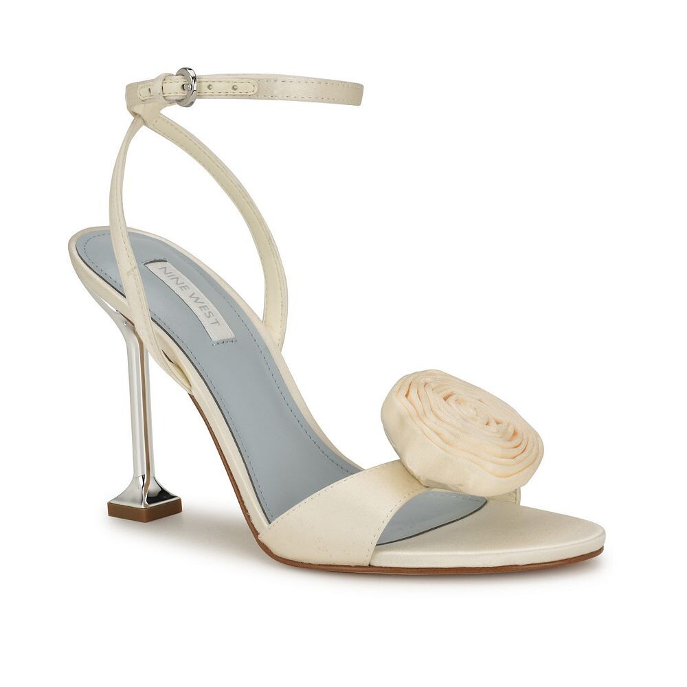 

Женские модельные сандалии Nine West Neve Bridal, цвет Ivory Satin
