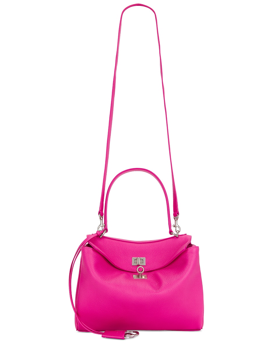 

Rodeo Mini Top Сумка с верхней ручкой Balenciaga, Bright Pink