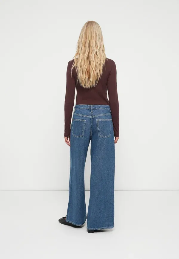 Джинсы Curvy baggy talia wide leg Gap, средняя стирка — фото 3