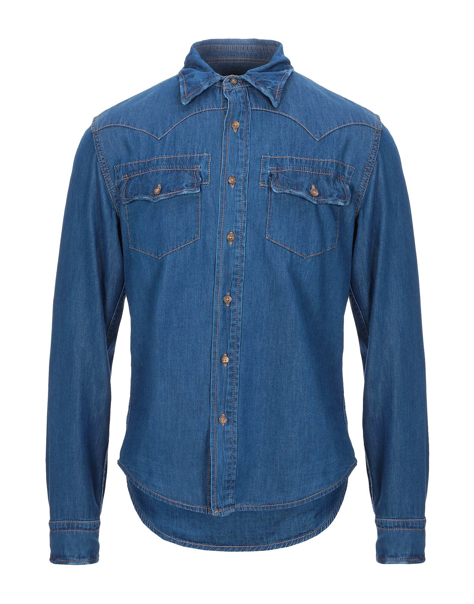 

Джинсовая рубашка Original Vintage Style, синий