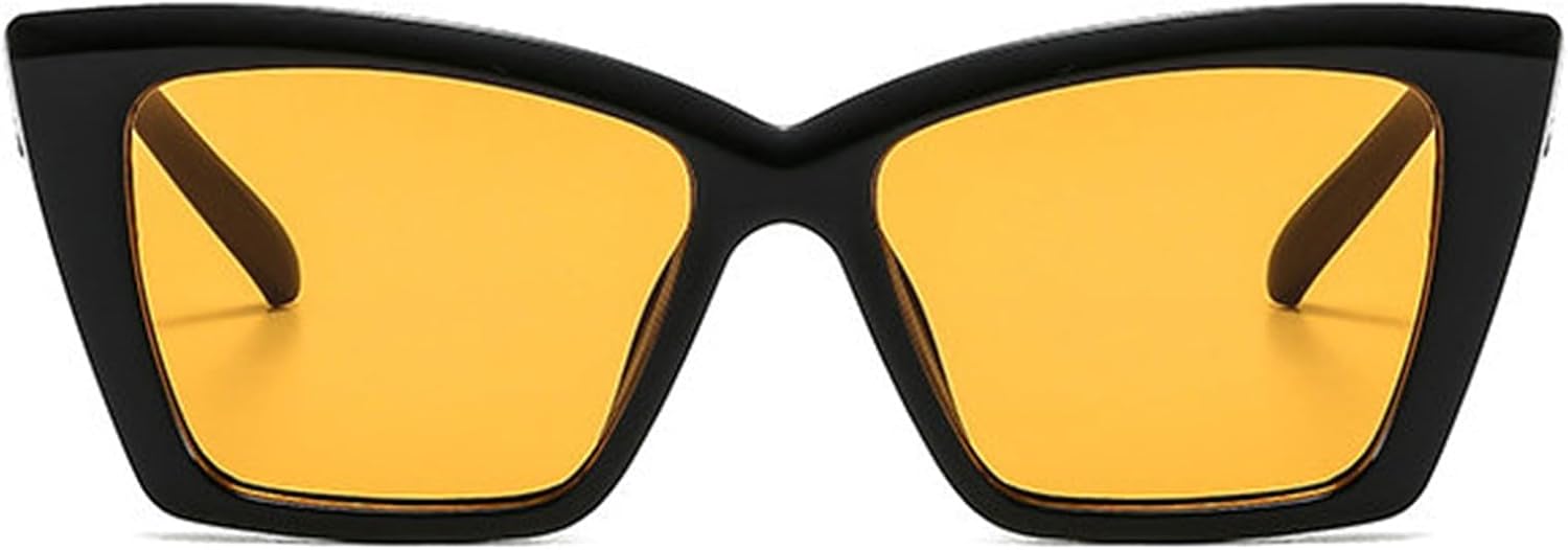 

Willochra Винтажные большие солнцезащитные очки «кошачий глаз» для женщин, классические квадратные солнцезащитные очки 90-х годов, женские ретро-очки с градиентным переходом цвета, C2