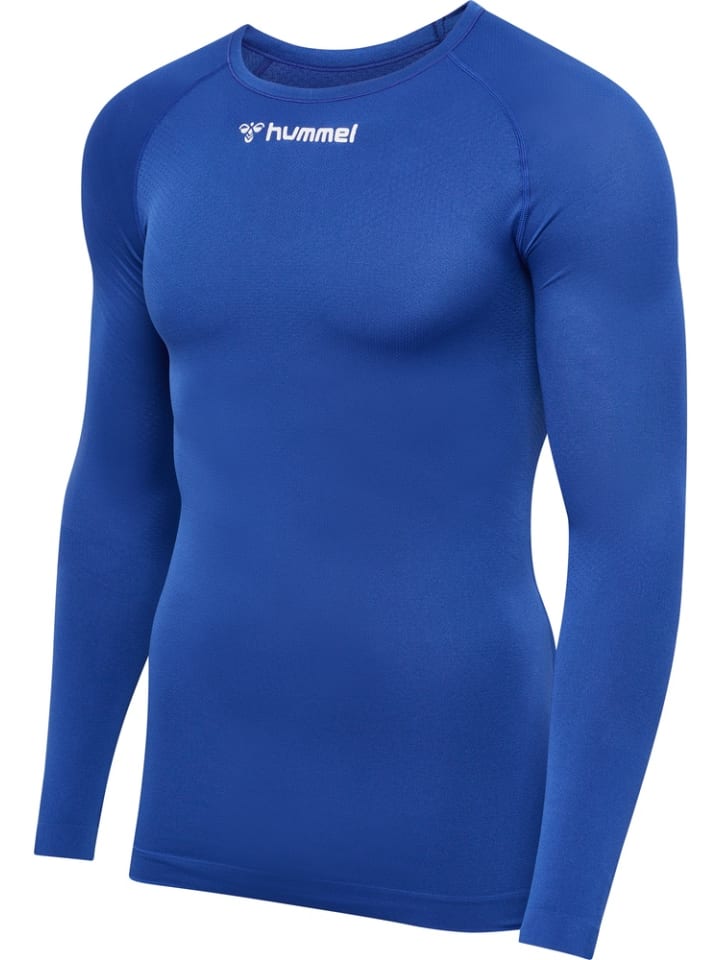 

Футболка "Hmlbl Comfort 2.0 Tee L/S" синего цвета Hummel