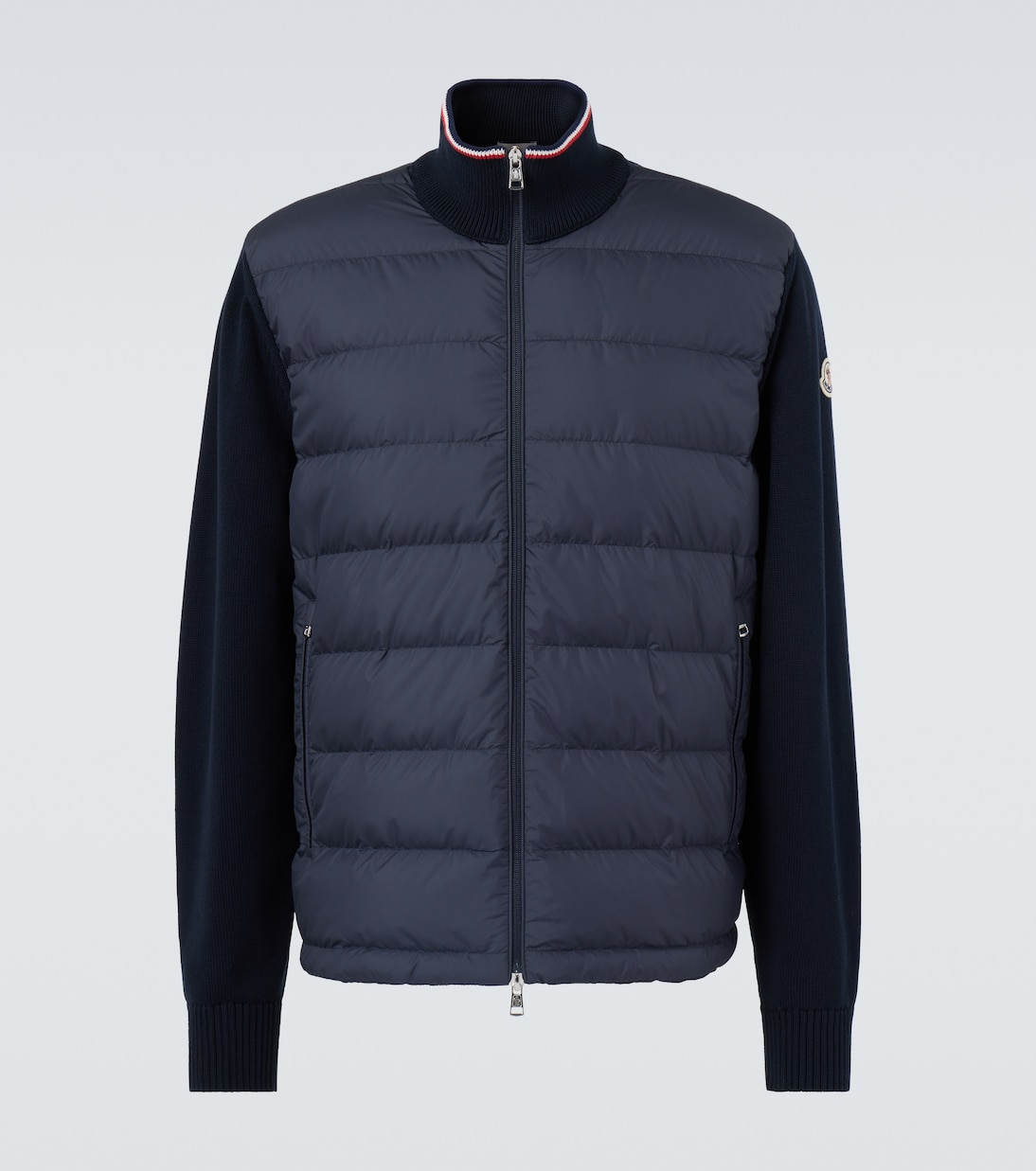 

Кардиган из хлопка с нижней панелью Moncler, Obsidian Blue