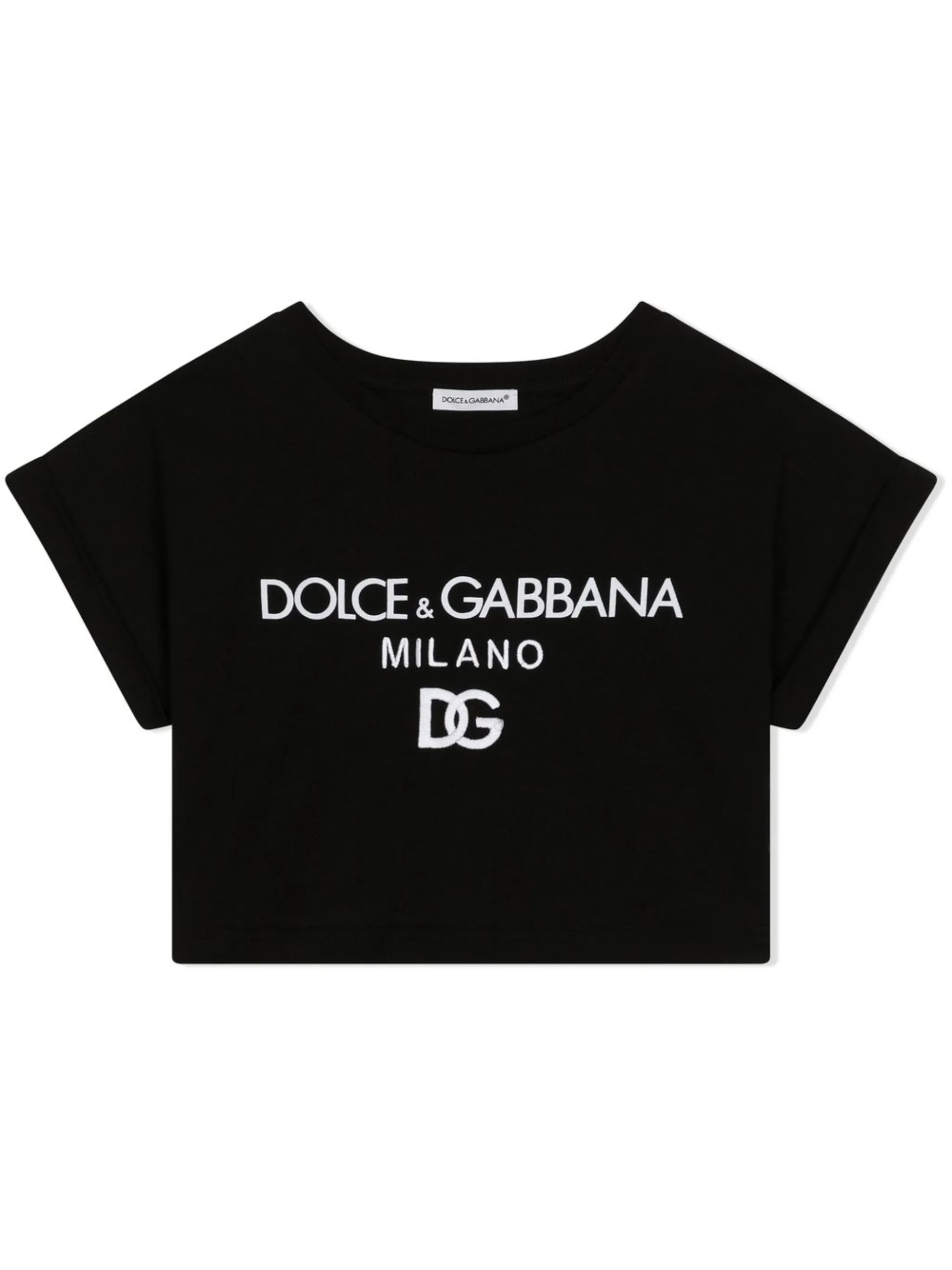 

Футболка с логотипом Dolce & Gabbana Kids, черный
