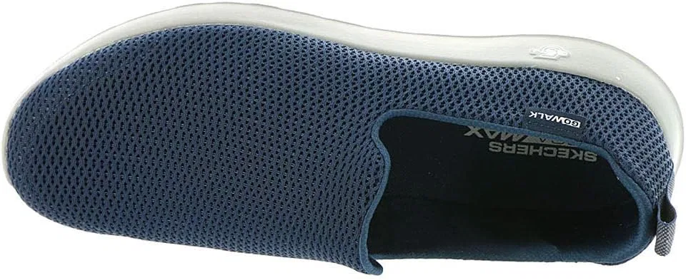 Мужские кроссовки Skechers Go Max-Athletic Air Mesh Slip On для ходьбы, Navy Grey — фото 4