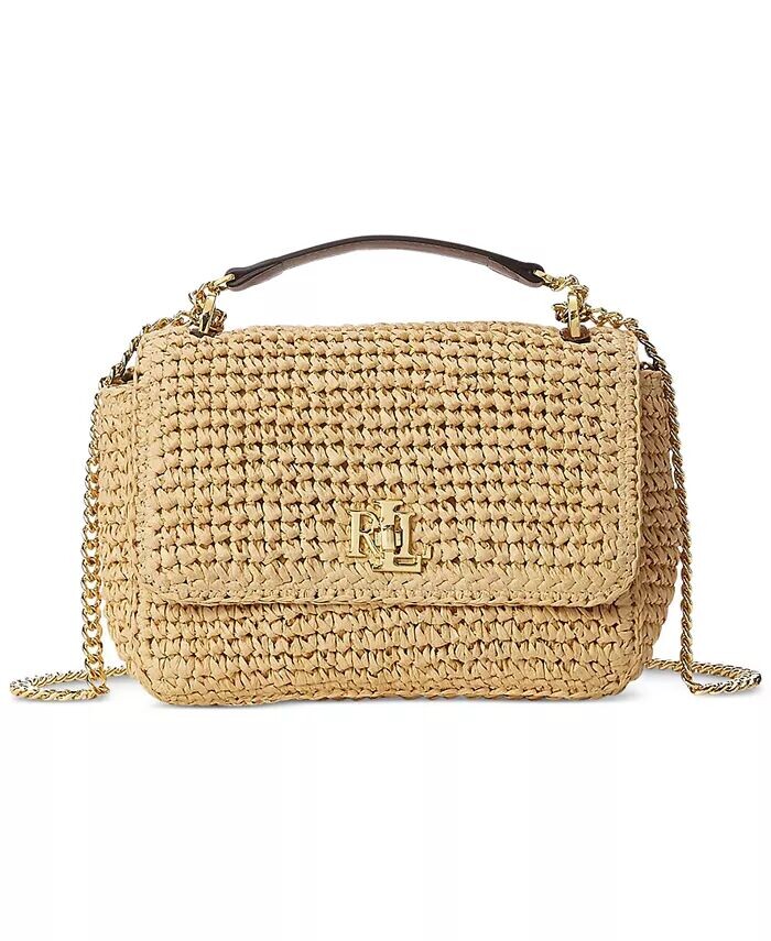 

Тканая сумка через плечо Sophee Lauren Ralph Lauren, черный