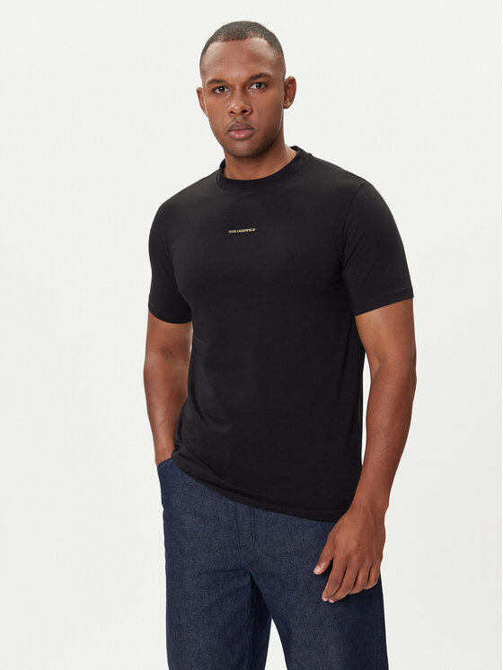 

Футболка regular fit 755051 554235 Karl Lagerfeld, чёрный