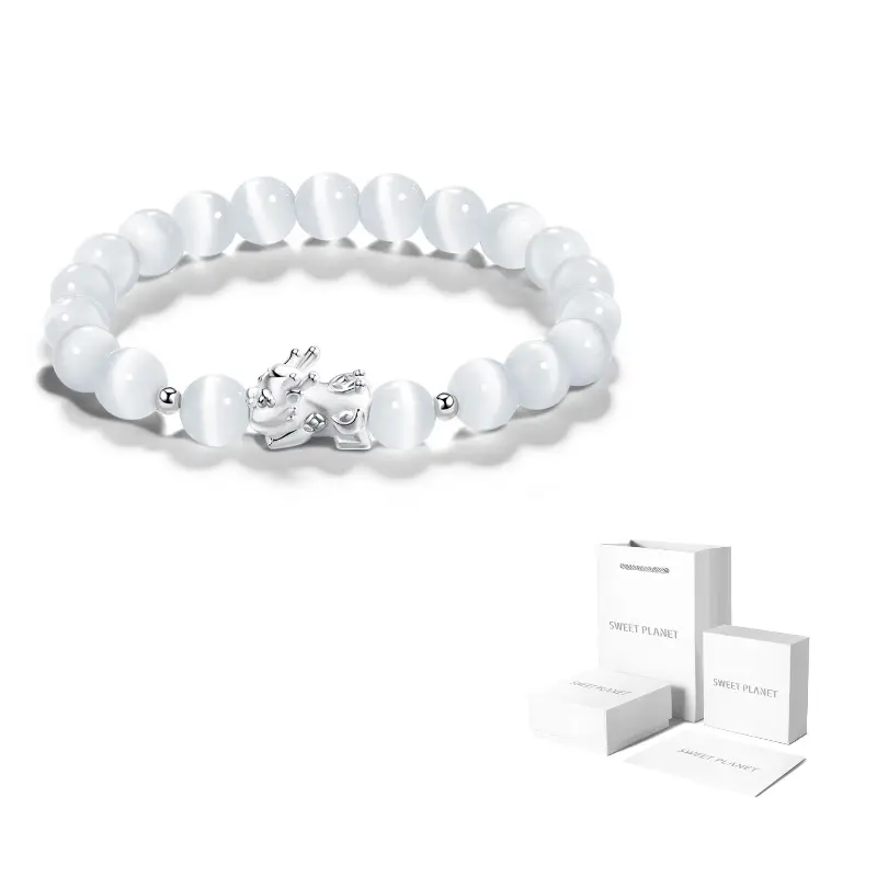 

SWEET PLANET Синтетический обсидиановый браслет Unisex