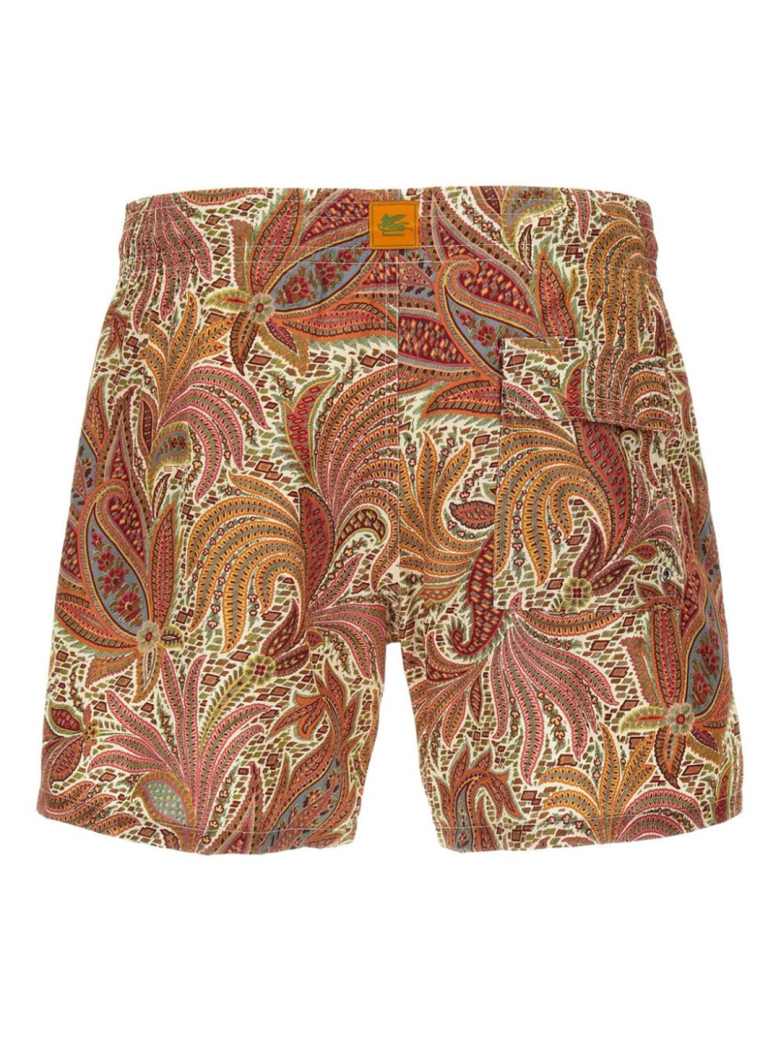 

ETRO плавки-шорты с принтом пейсли, коричневый