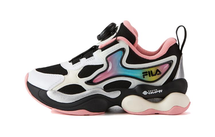 

FILA KIDS Детские кроссовки с низким верхом, амортизирующие, износостойкие, черно-розовые, для детей 3–7 лет
