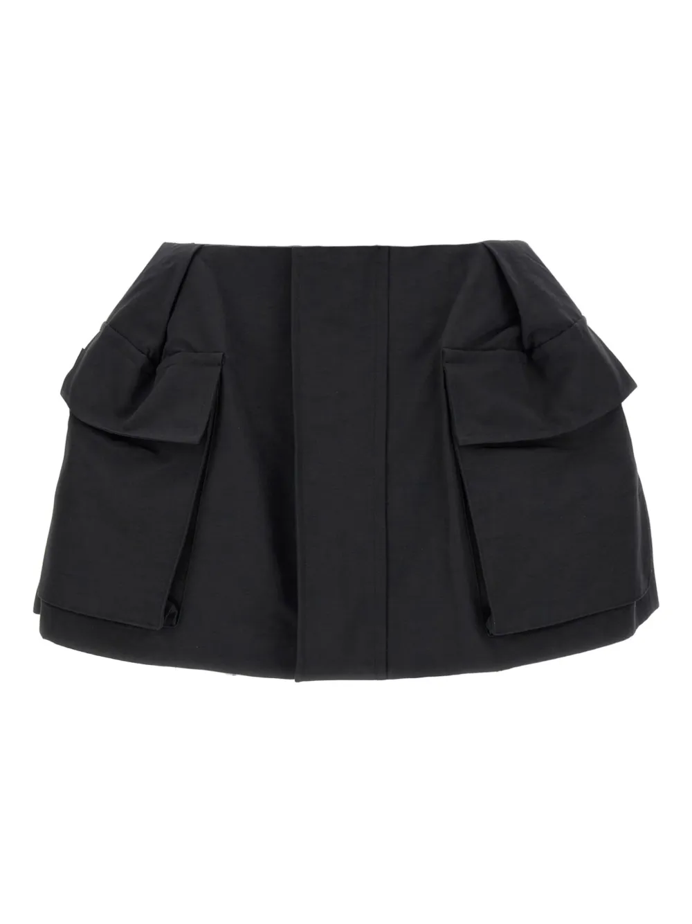 

Мини-шорты карго на молнии Sacai, черный