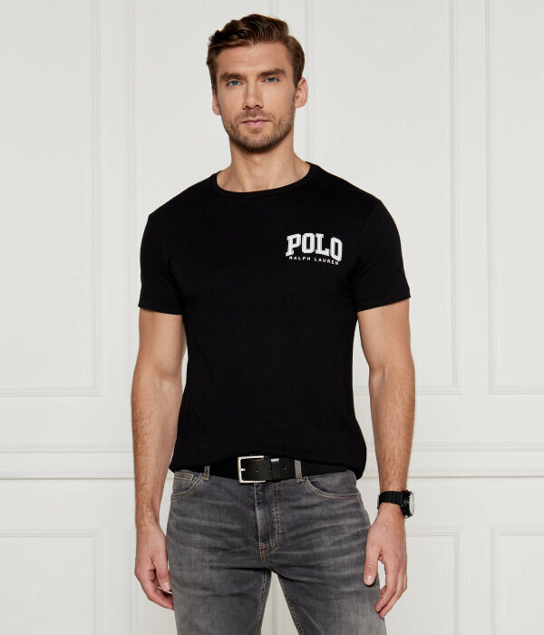 Футболка мужская Polo Ralph Lauren хлопковая, черный — фото 2