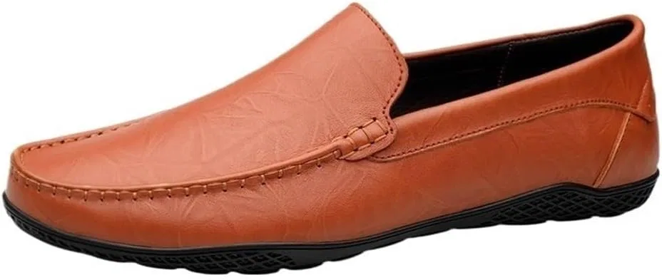 Лоферы Leather Loafers Orange DHFIRUFSHLO