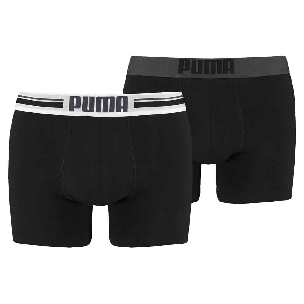

Боксеры Puma Placed Logo 2 шт, черный