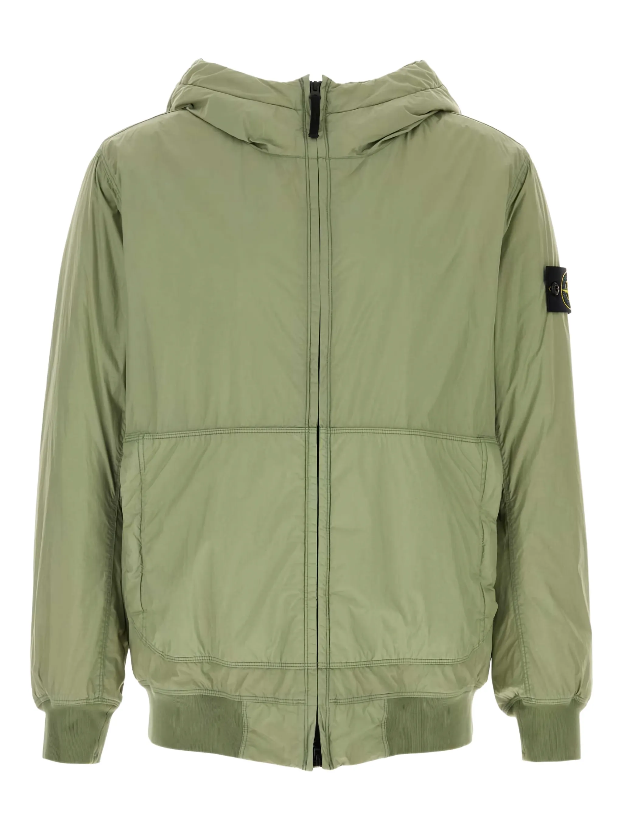 

Куртка на молнии с капюшоном Stone Island, зеленый