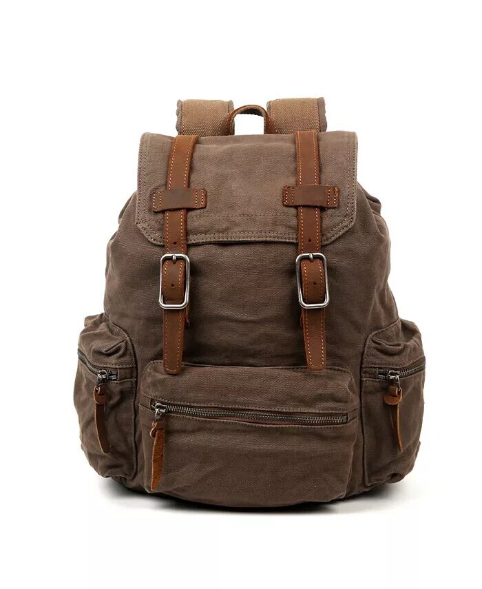 

Холщовый рюкзак Silent Trail TSD BRAND, зеленый