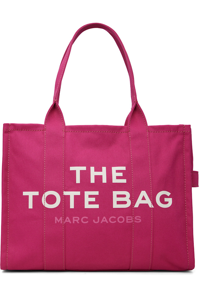 

Marc Jacobs Розовая большая холщовая сумка-тоут