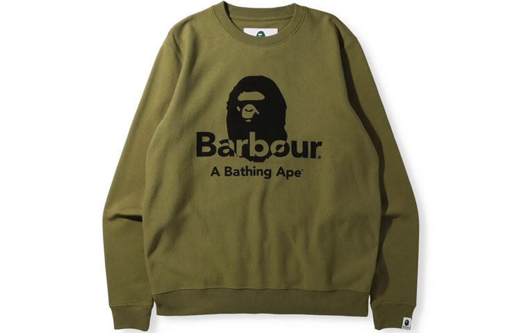 

Barbour X BAPE Barbour Толстовка мужская A Bathing Ape, зеленый