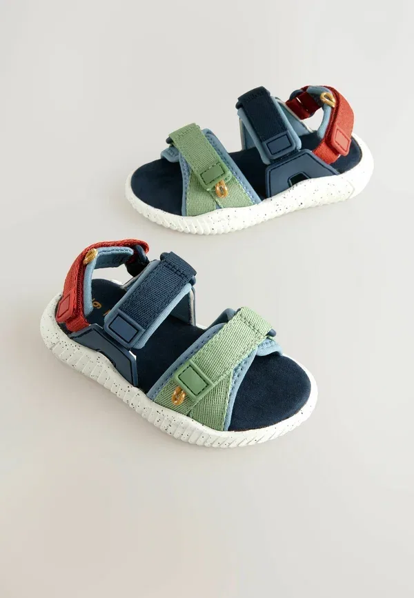 Сандалии треккинговые Regular fit Next, цвет синий колорблок — фото 4