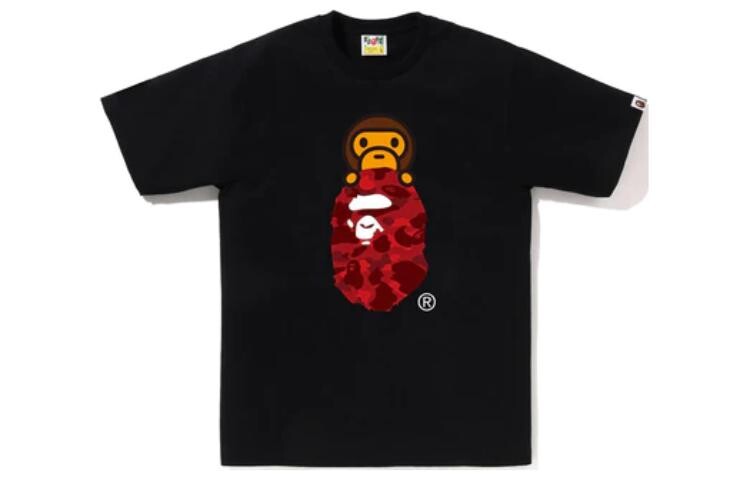 

Футболка мужская A Bathing Ape, черный/красный