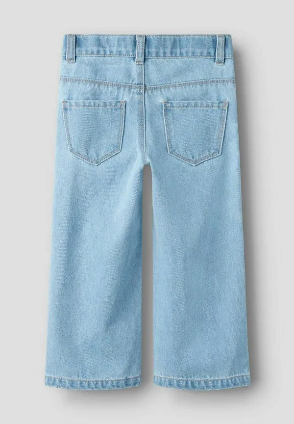 Джинсы с широкими штанинами, свободного кроя Name It, Medium Blue Denim — фото 4