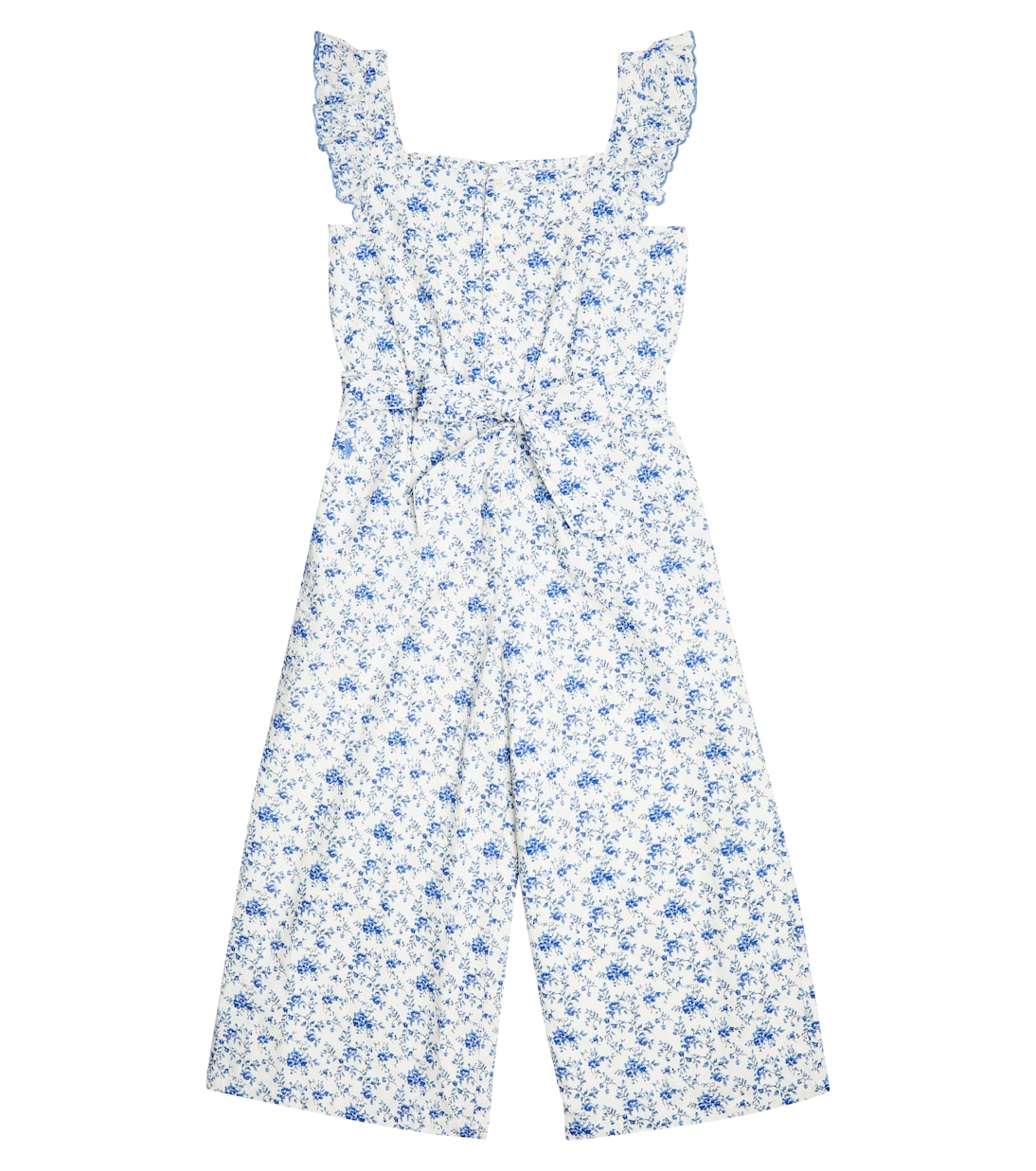 

Комбинезон из льна и хлопка с цветочным принтом Polo Ralph Lauren Kids, Vine Floral