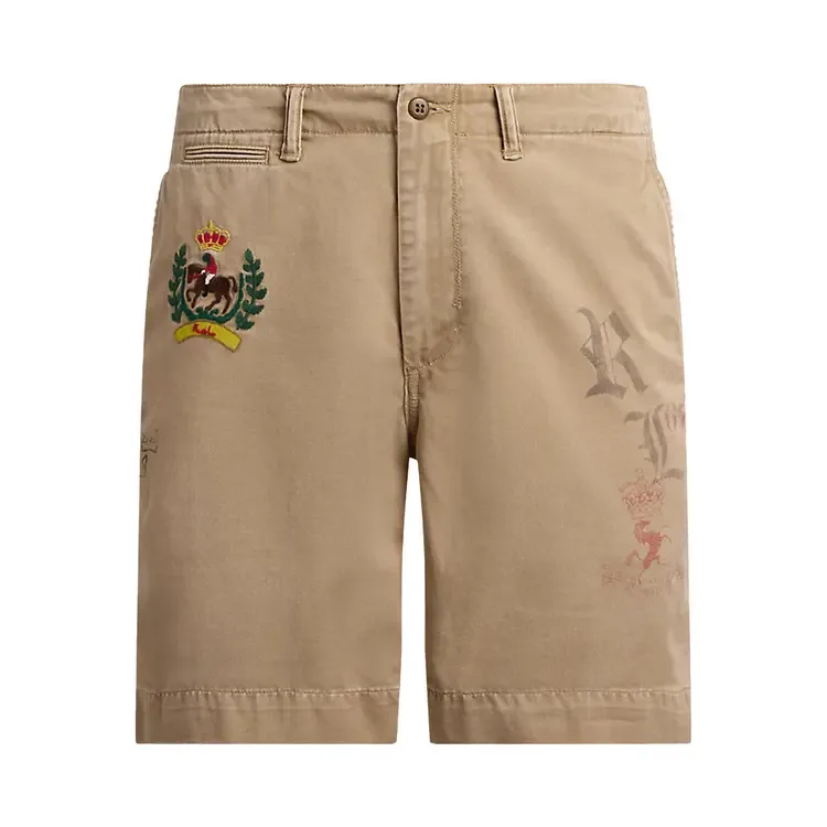 Polo Ralph Lauren Bedford Twill GI Short 'Khaki Hill W/ Prints'